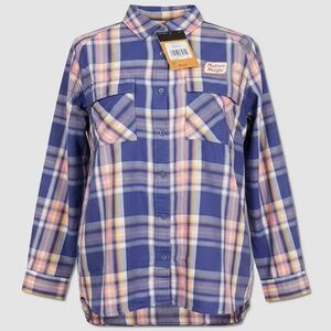 The North Face Set Up Flannel Shirt - Womens Size 3XL Purple / Multi - #46645-C3
